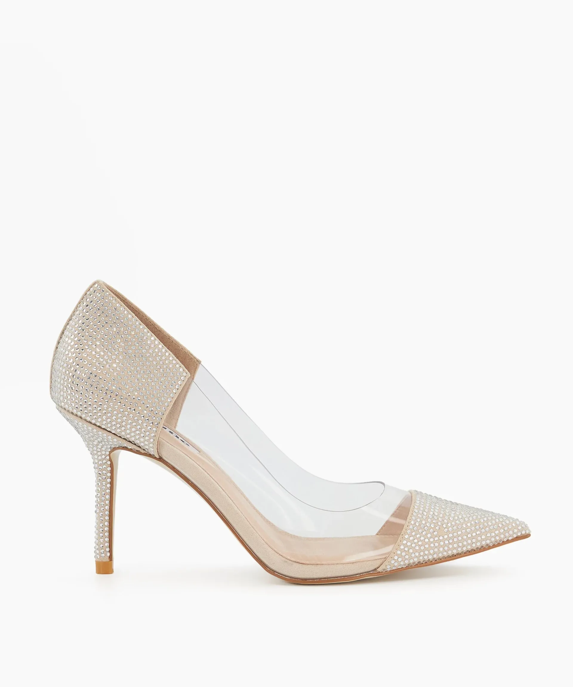 Dune London Heels>Agency - Ecru Neutral