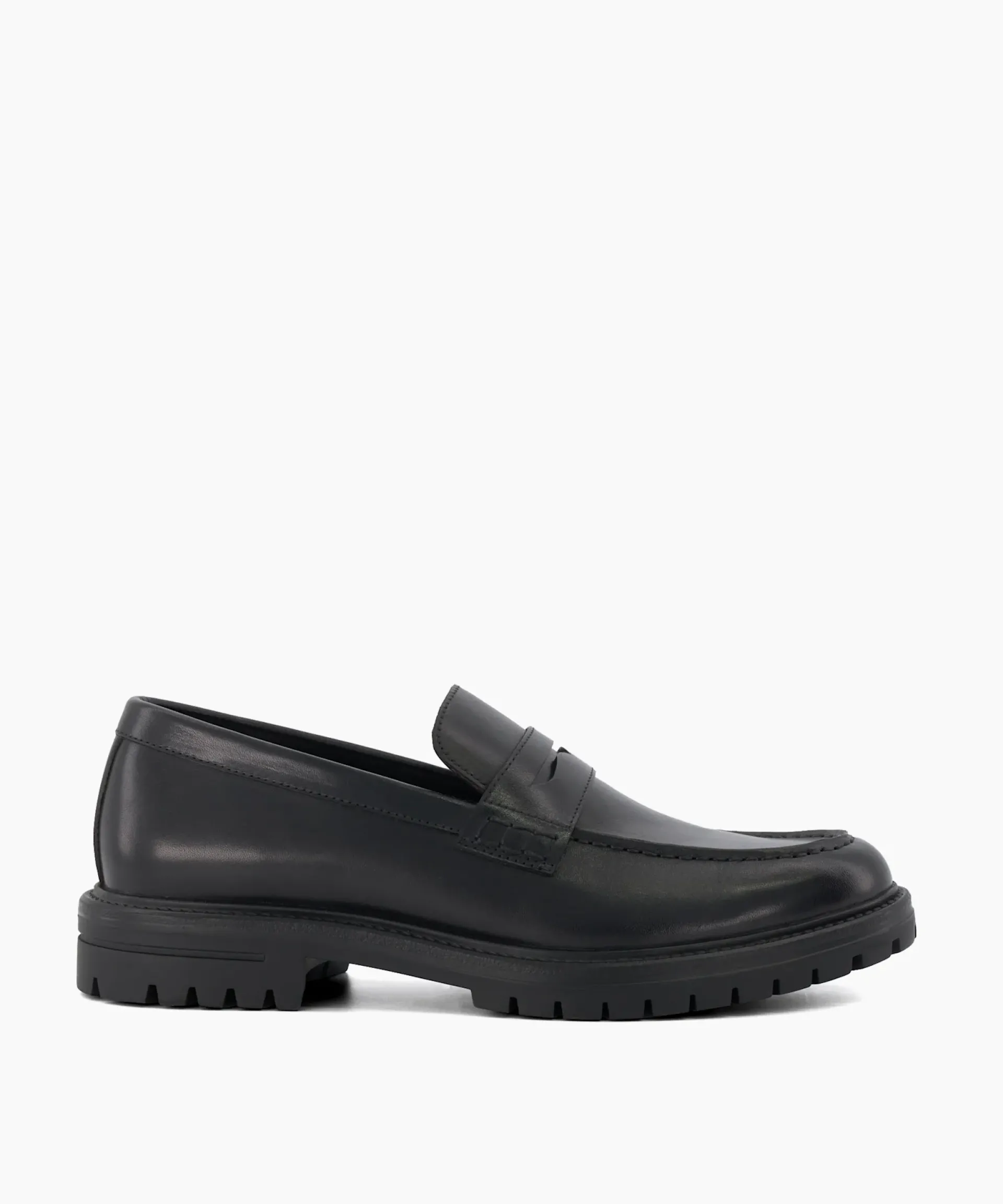 Dune London Loafers>Banking - Black