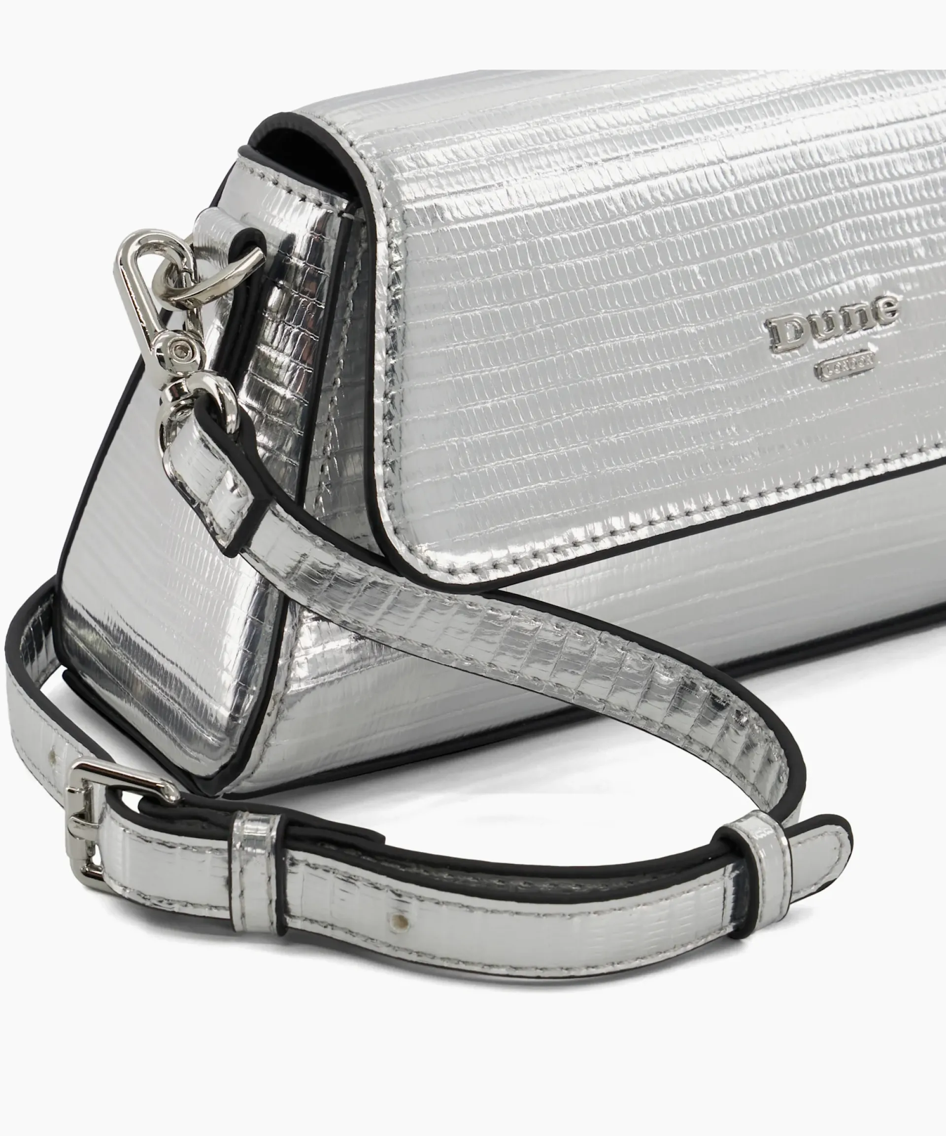 Dune London Handbags>Brynlo - Silver Metallic