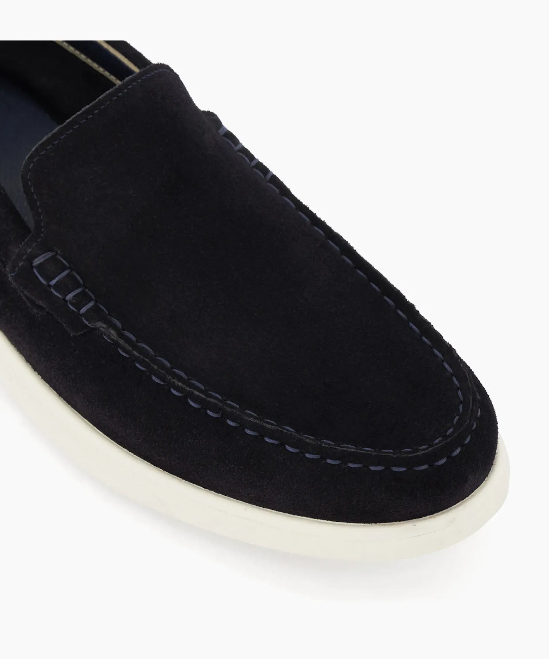 Dune London Loafers>Buftonn - Navy Blue