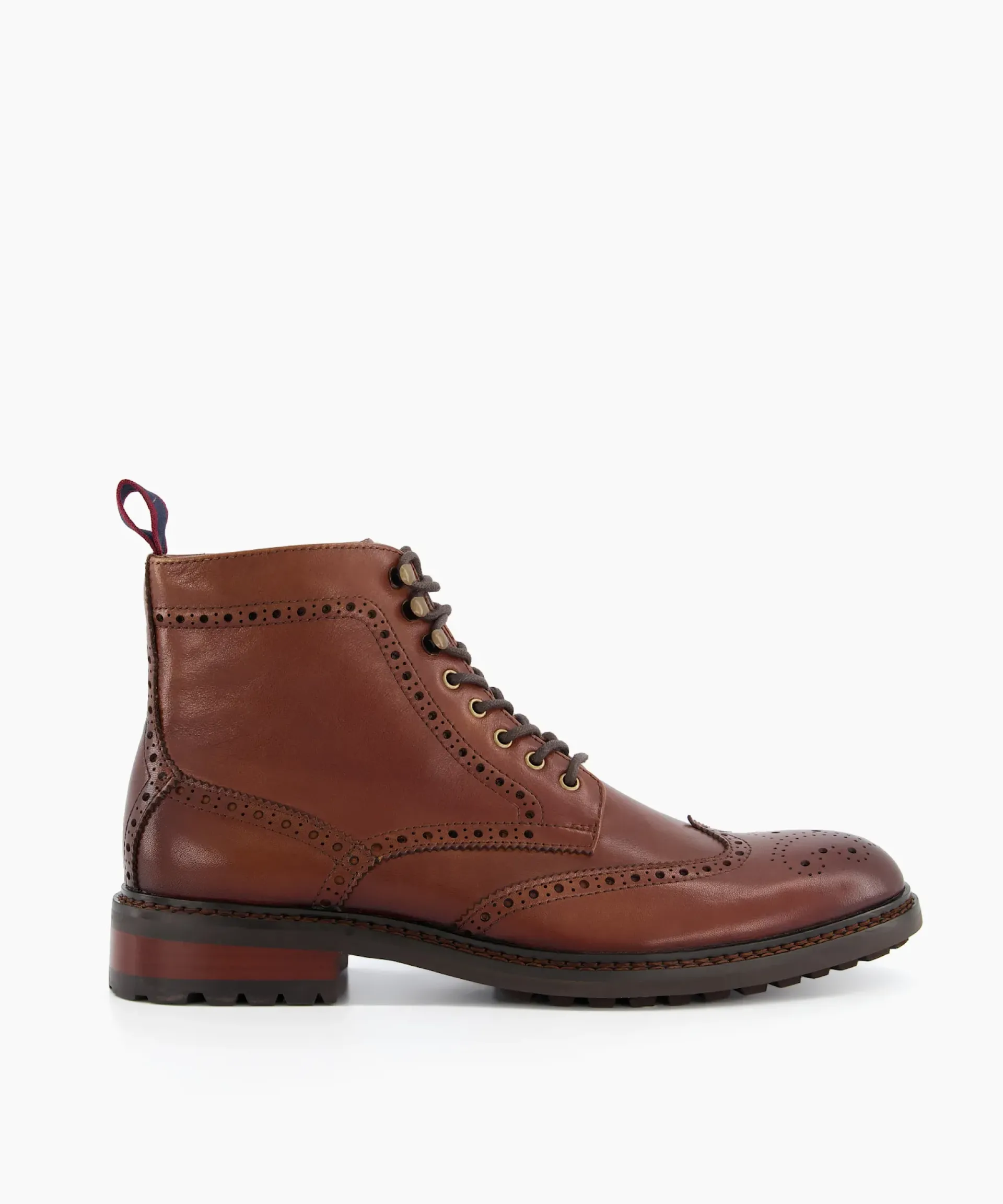 Dune London Brown Boots>Colonels - Tan Brown