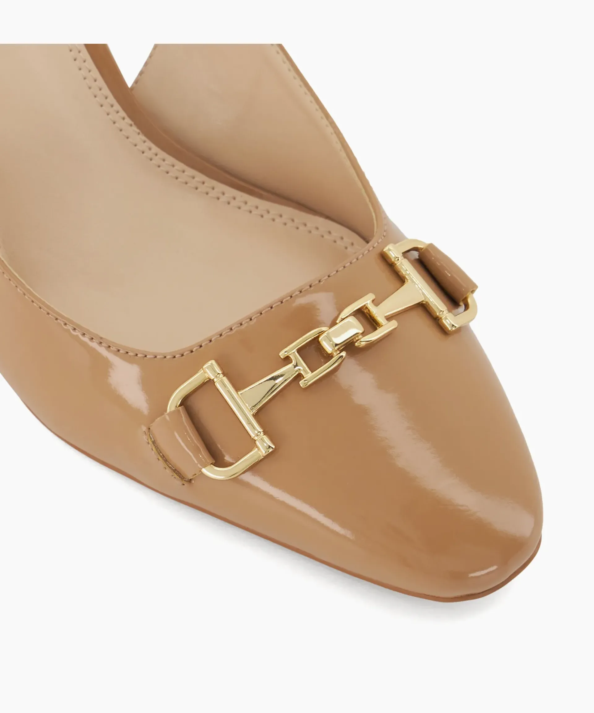 Dune London Heels>Detailed - Camel Brown
