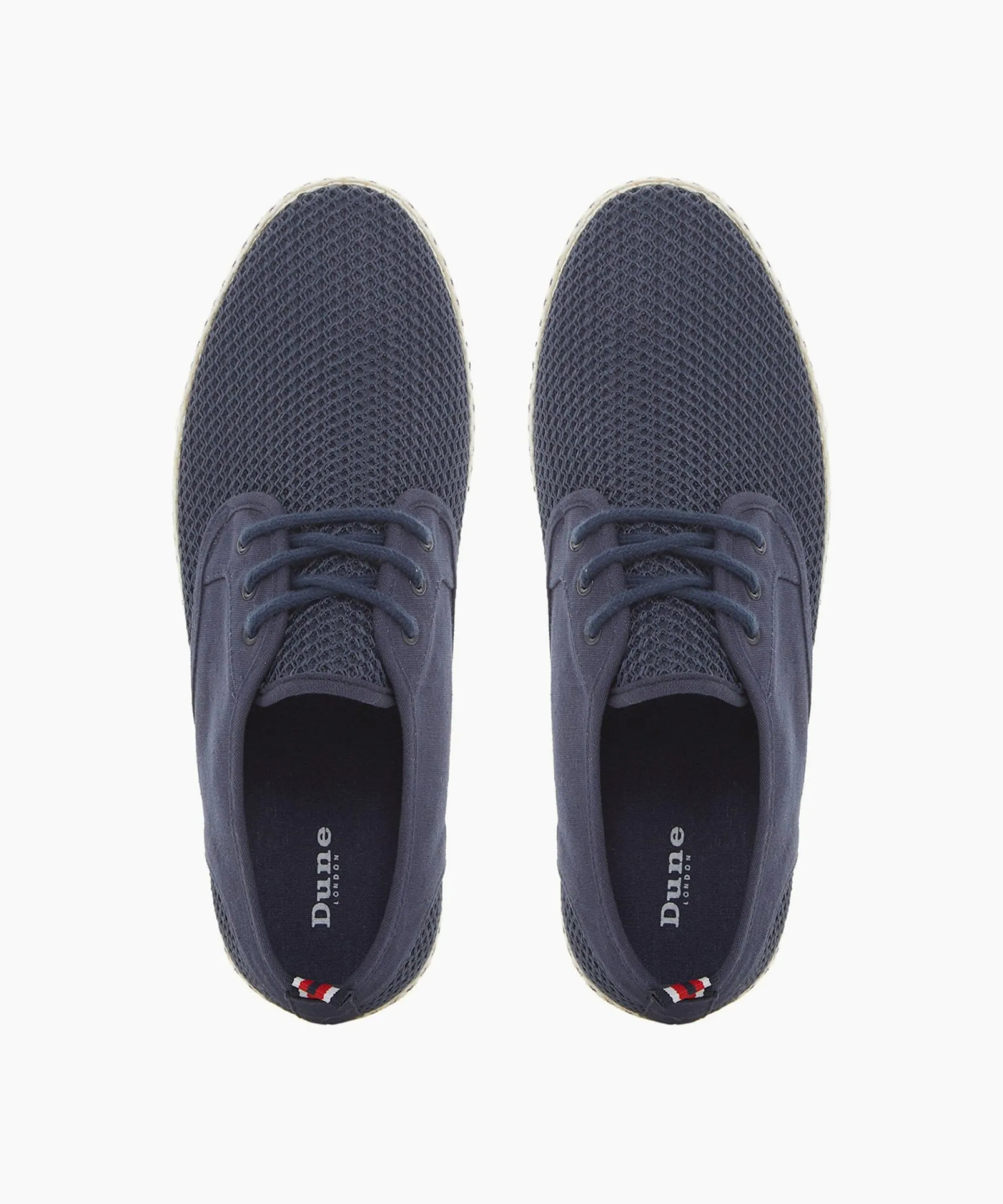 Dune London Casual Shoes>Flash - Navy Blue