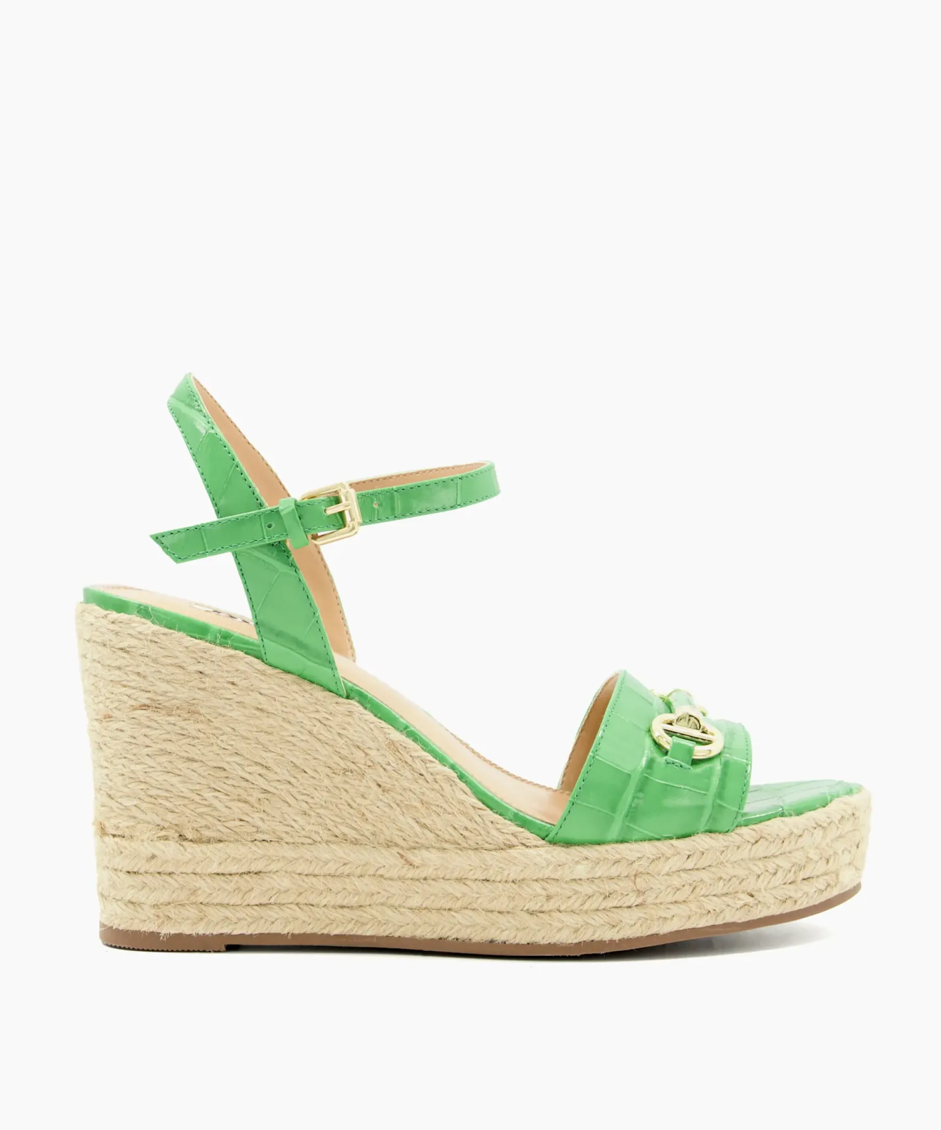 Dune London Wedge Sandals>Kai - Green