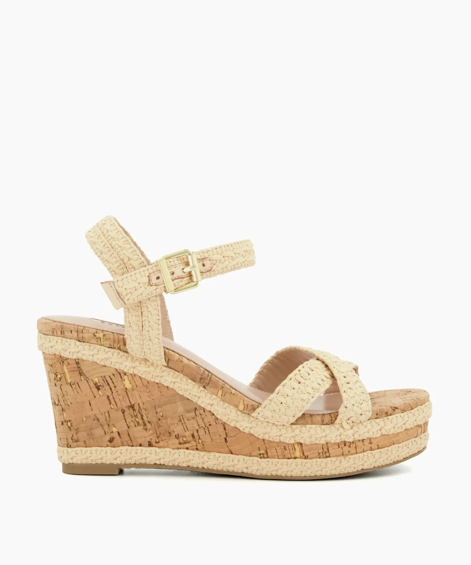 Dune London Wedge Sandals>Kelisa - Natural Neutral