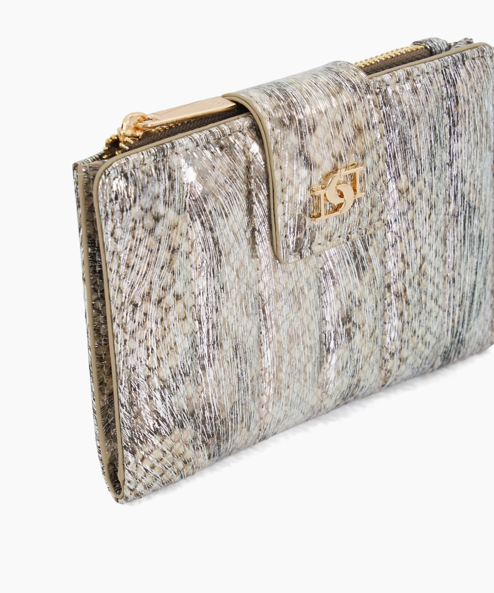 Dune London Purses>Kinners - Silver Metallic