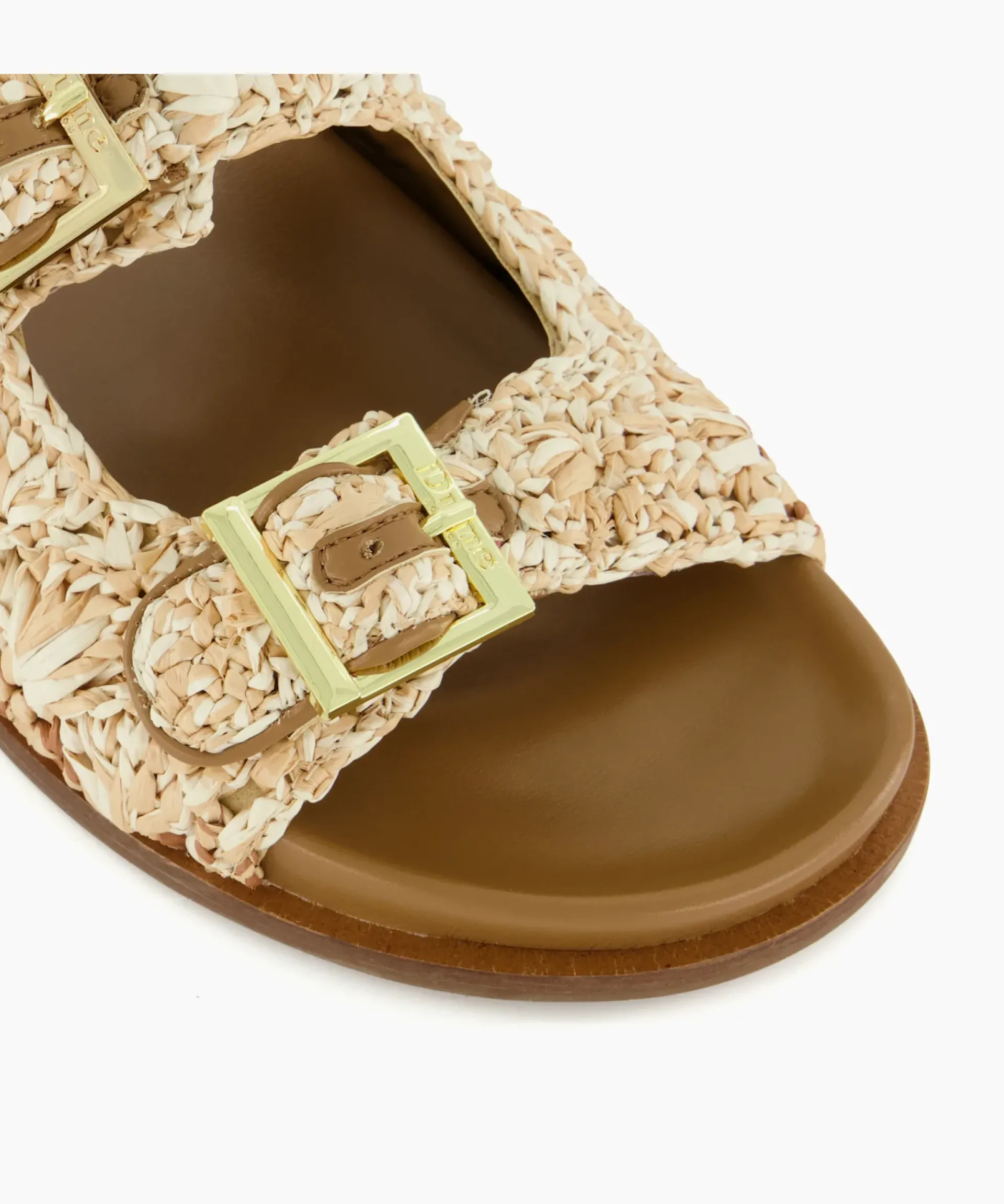 Dune London Flat Sandals>Lolitas - Natural Neutral