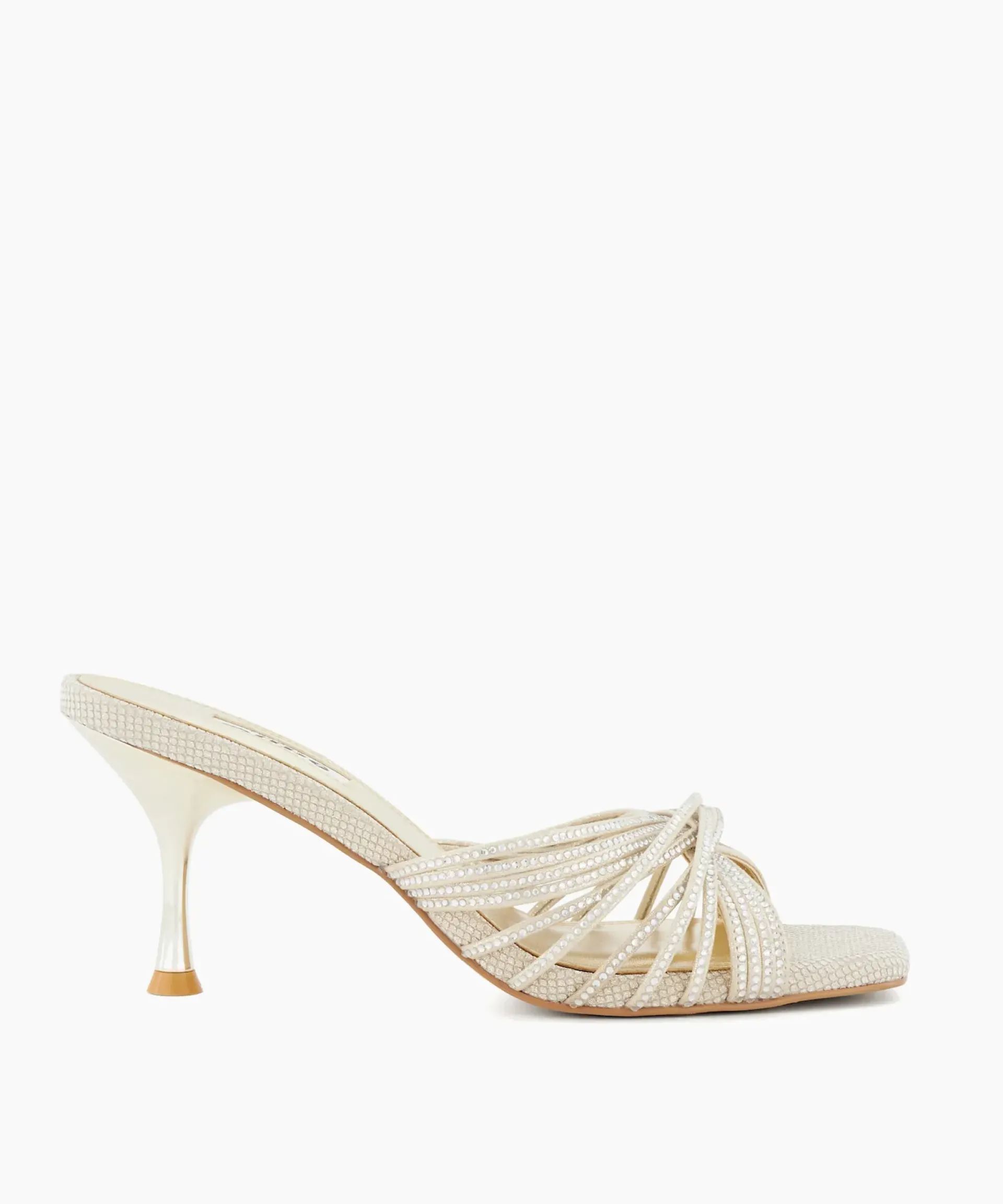 Dune London Heeled Sandals>Marquee - Gold Metallic