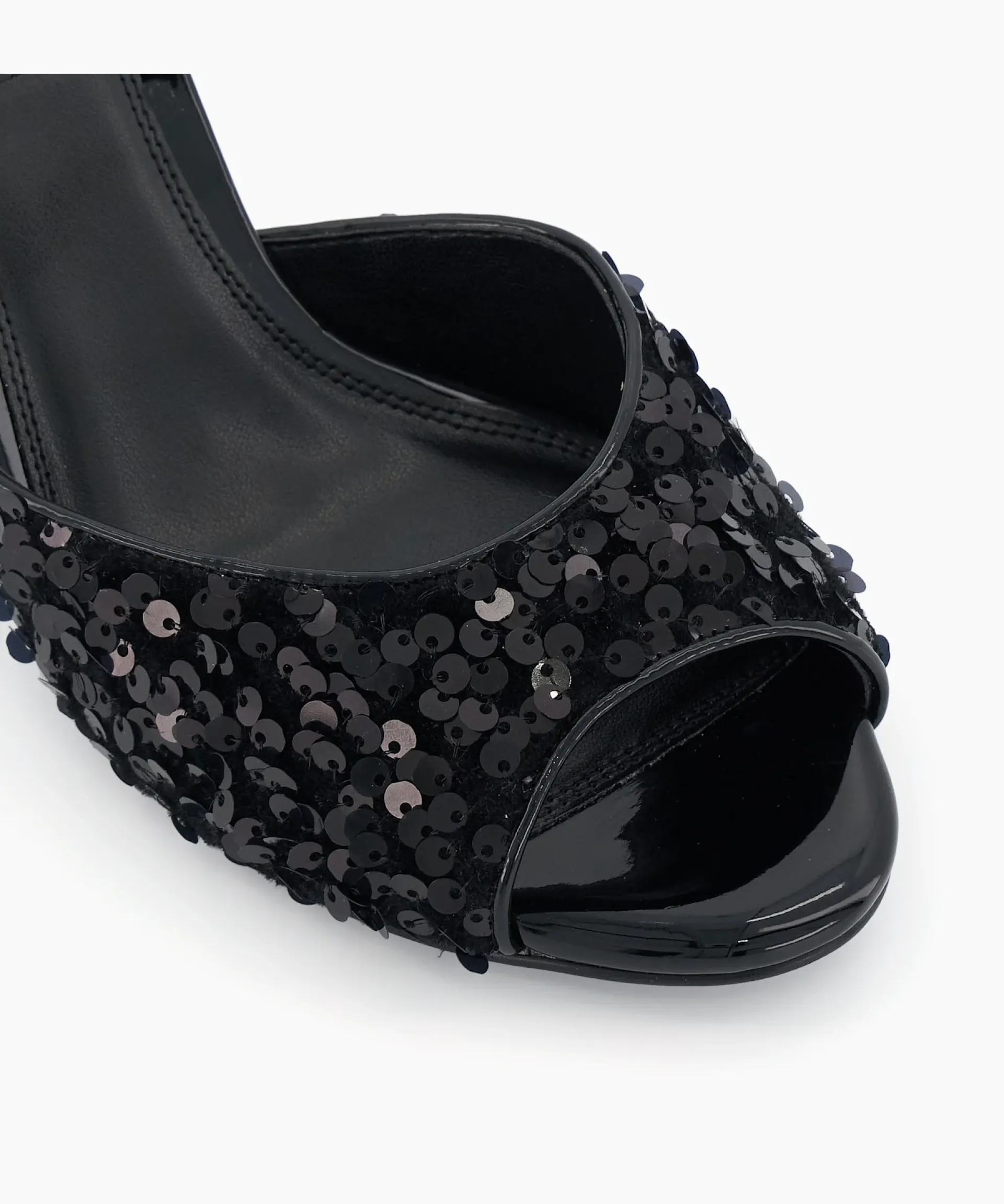 Dune London Heeled Sandals>Moviestar - Black